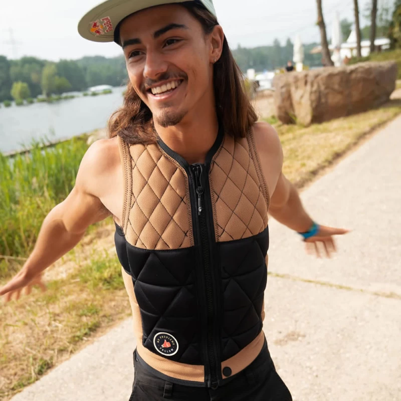 Gilet D'impact Follow Néoprène Doca Mustard 5 Gilet D'impact Follow Néoprène Doca Mustard – Image 3