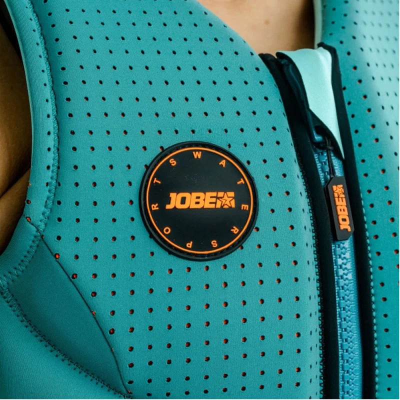 Gilet Jobe Femme Néoprène Fragment Vintage Teal 5 Gilet Jobe Femme Néoprène Fragment Vintage Teal – Image 3