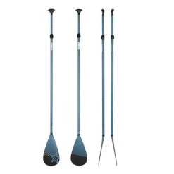 Pagaie Télescopique SUP Fiberglass Blue 2pcs