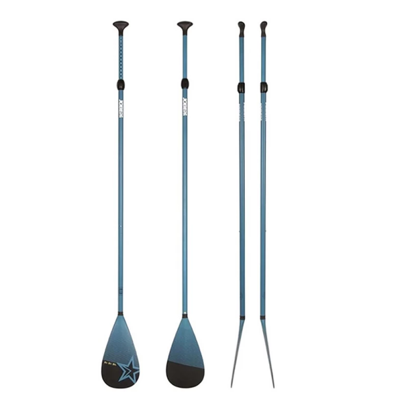 Pagaie Télescopique SUP Fiberglass Blue 2pcs 3 Pagaie Télescopique SUP Fiberglass Blue 2pcs