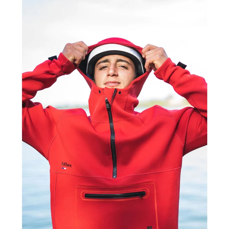 Veste Tour Coat Follow Layer 3.12 Neo Anorak Red 4 Veste Tour Coat Follow Layer 3.12 Neo Anorak Red – Image 2