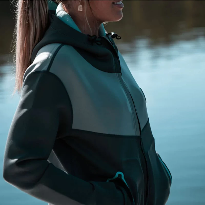 Veste Tour Coat Jetpilot Flight (Courte) Gris/Bleu 2mm 6 Veste Tour Coat Jetpilot Flight (Courte) Gris/Bleu 2mm – Image 4